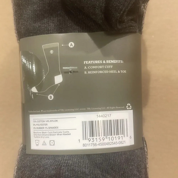 Timberland cushion crew sock - Picture 4 of 5